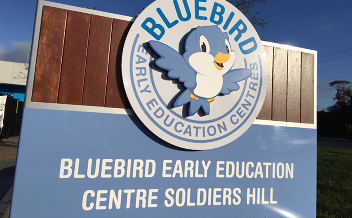 Bluebird Early Learning Centre Sign